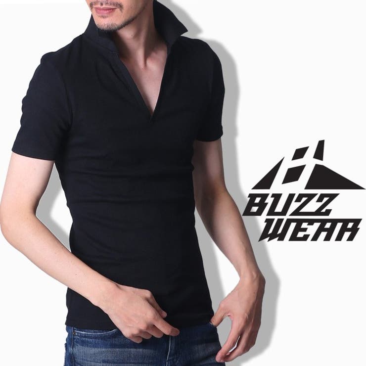Buzz Wear 半袖スキッパーポロシャツ 品番 Nm Disc24market ディスクニジュウヨンマーケット のメンズ ファッション通販 Shoplist ショップリスト