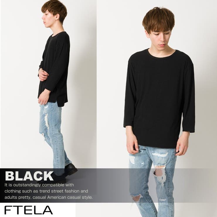 7分袖 メンズ tシャツ[品番：NM000017478]｜DISC24market
