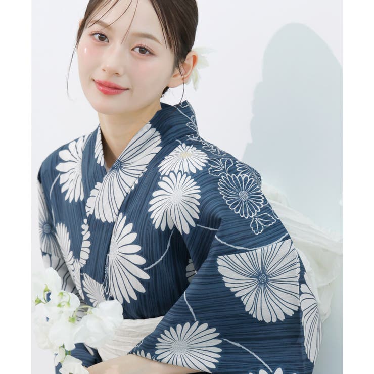 万寿菊の咲きちらし(宵) | 浴衣 セット レディース | Dita