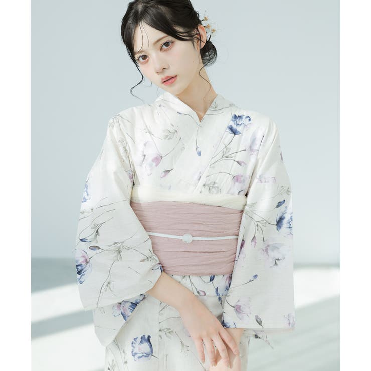 2.涼風の水彩ひなげし | 浴衣 セット レディース | Dita