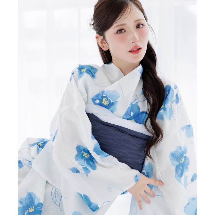1.縹の水あそび | 浴衣 セパレート ワンピース | Dita