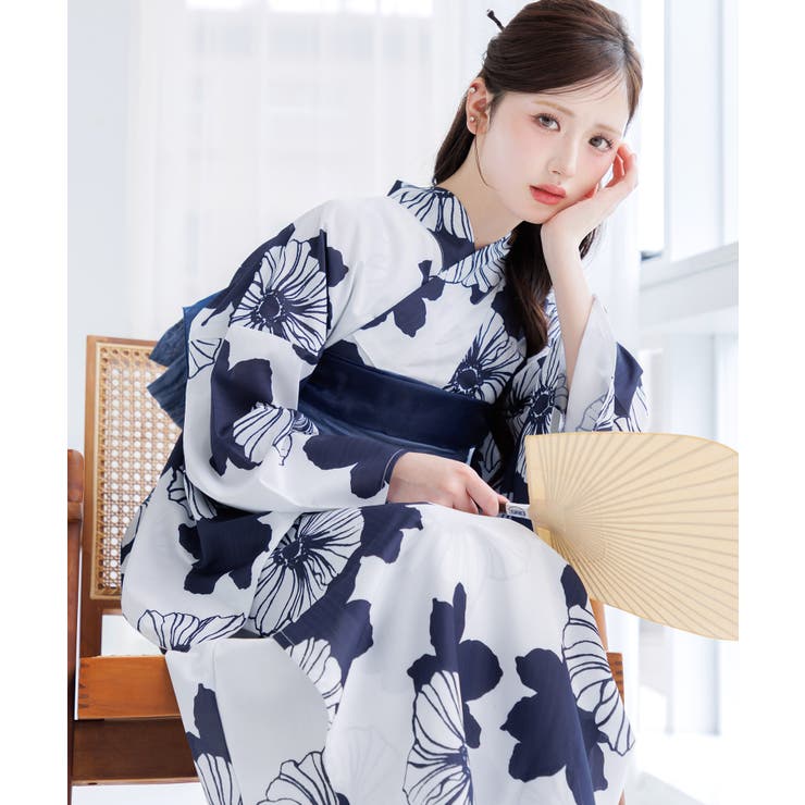 2.淡月の花うつつ | 浴衣 セパレート ワンピース | Dita