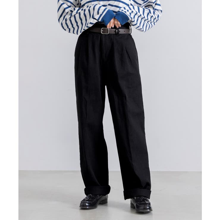 BLK | 綿100 チノパン レディース | Dita