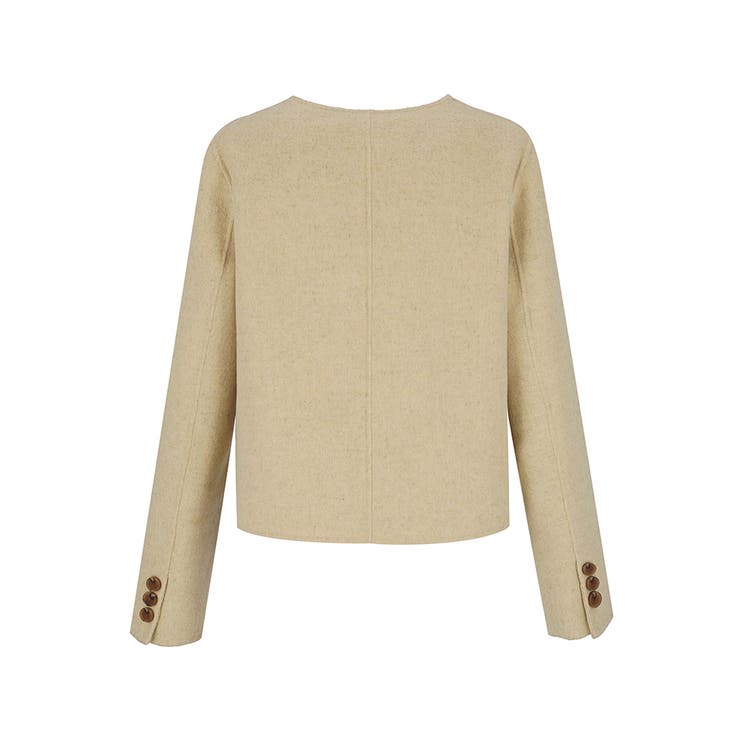 ラウンドネックラインハンドメイドジャケット韓国 韓国ファッション | SweetSOUP | 詳細画像6 