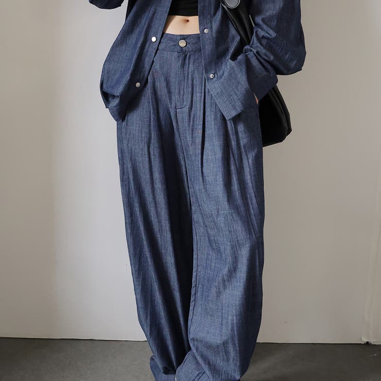 デニムシャツとパンツセット | Doula Doula | 詳細画像3 