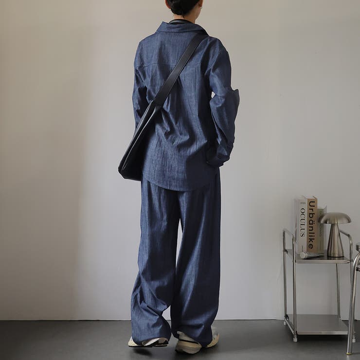 デニムシャツとパンツセット | Doula Doula | 詳細画像6 