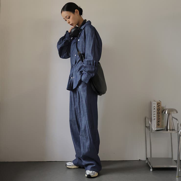 デニムシャツとパンツセット | Doula Doula | 詳細画像7 