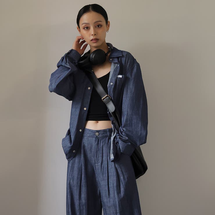 デニムシャツとパンツセット | Doula Doula | 詳細画像8 