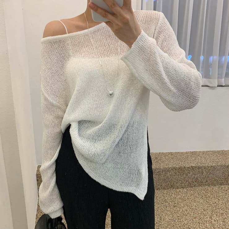 ホワイト | ニットセーター | Doula Doula