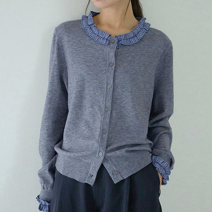 グレー | ニットカーディガン | Doula Doula