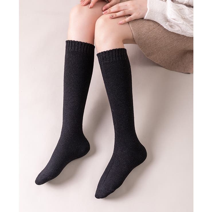 レディース靴下 人気海外一番 シンプル 全国組立設置無料 ロングルーソックス ソックス 靴下 韓国FASHION