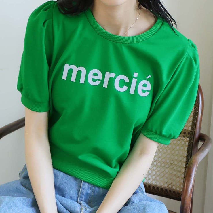 グリーン | Ｔシャツ【韓国ファッション】 | Doula Doula