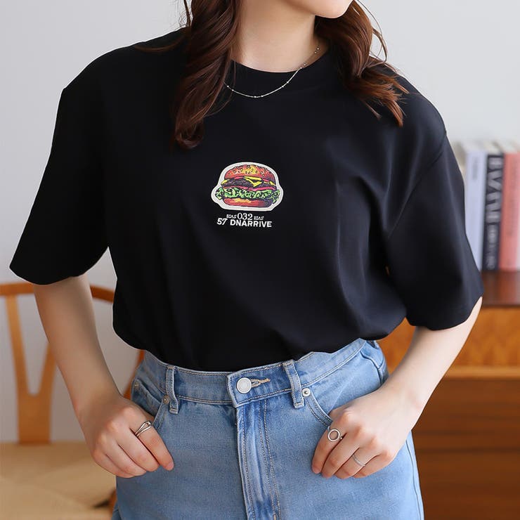 ブラック | Ｔシャツ【韓国ファッション】 | Doula Doula