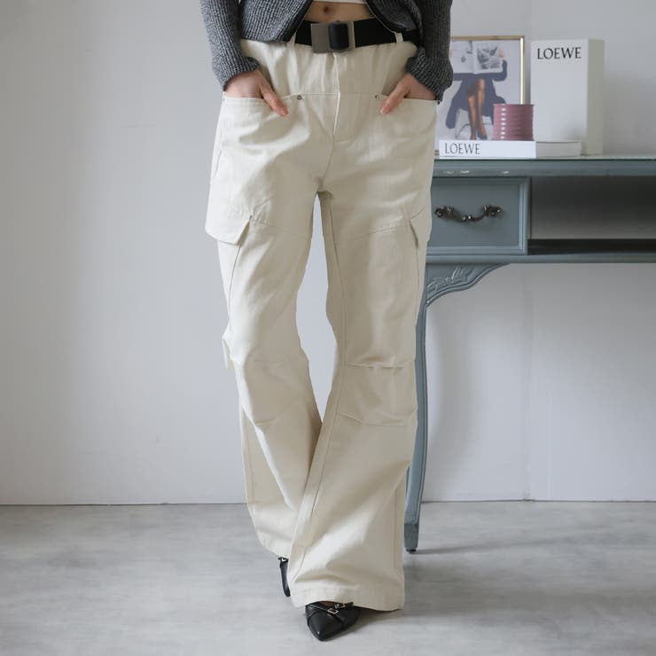 ライトベージュ | パンツ【韓国ファッション】 | Doula Doula