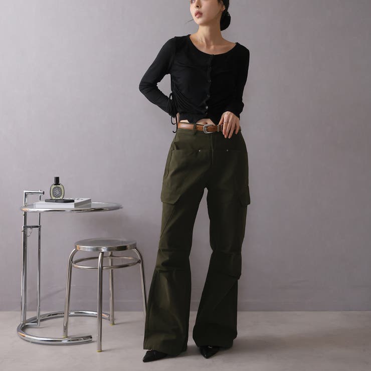 カーキ | パンツ【韓国ファッション】 | Doula Doula