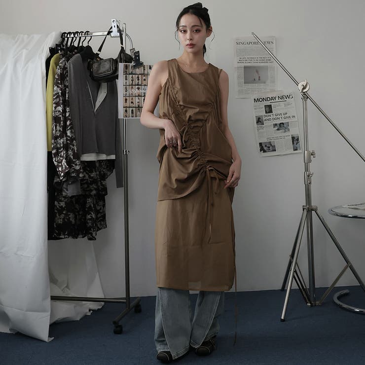 ワンピースとインナーキャミワンピースセット | Doula Doula | 詳細画像4 