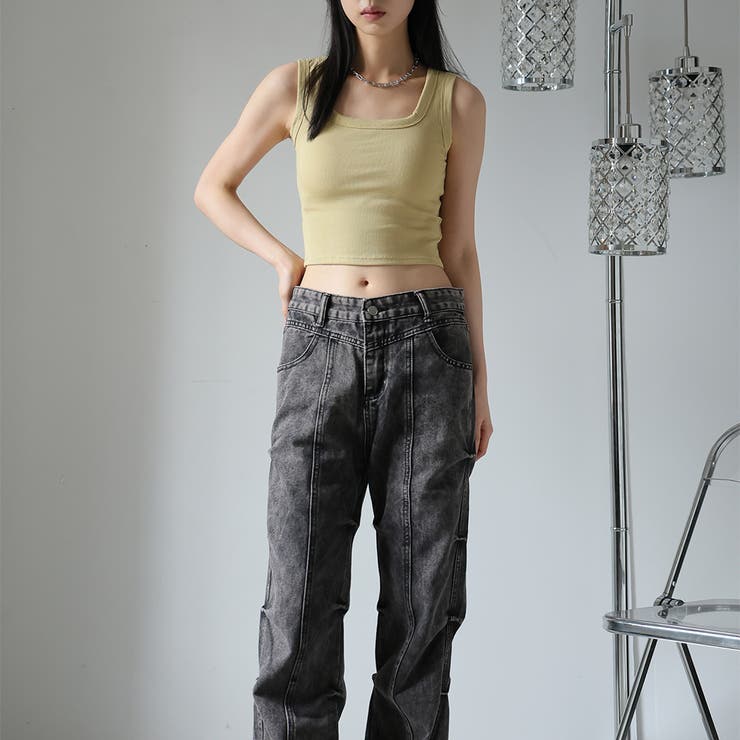 グリーン | パット付タンクトップ | Doula Doula