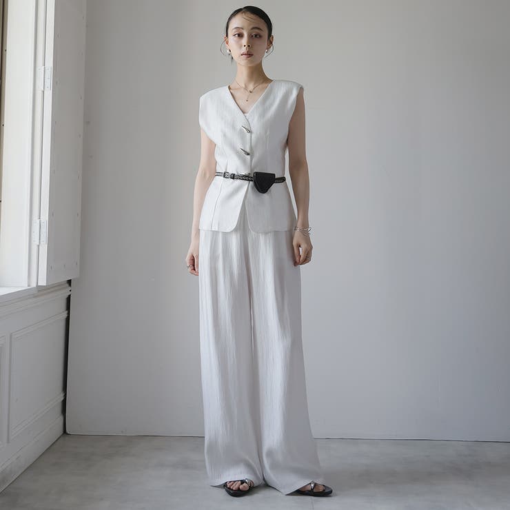 ホワイト | トップスとパンツセット | Doula Doula