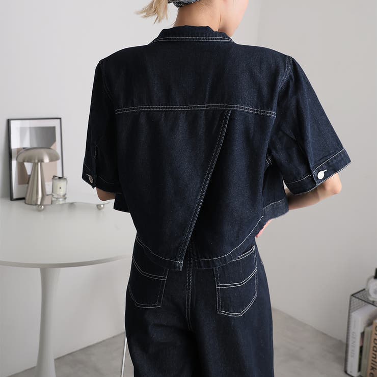 デニムジャケットとパンツセット | Doula Doula | 詳細画像2 