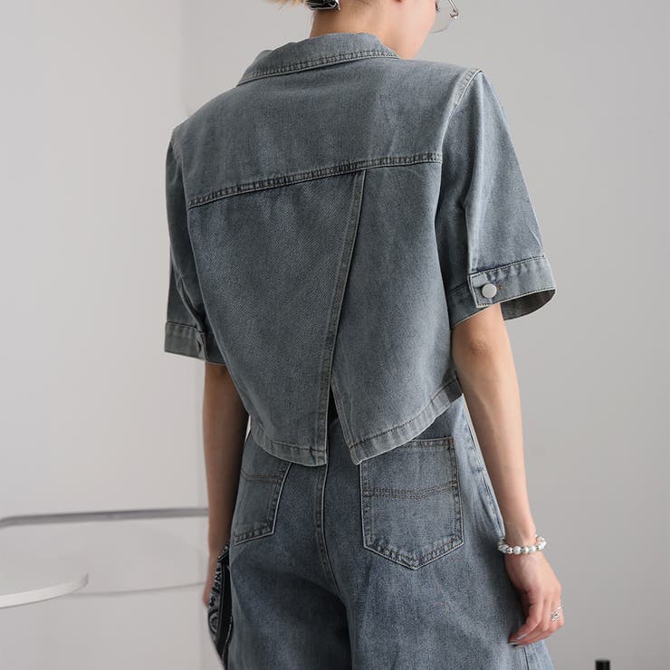 デニムジャケットとパンツセット | Doula Doula | 詳細画像5 