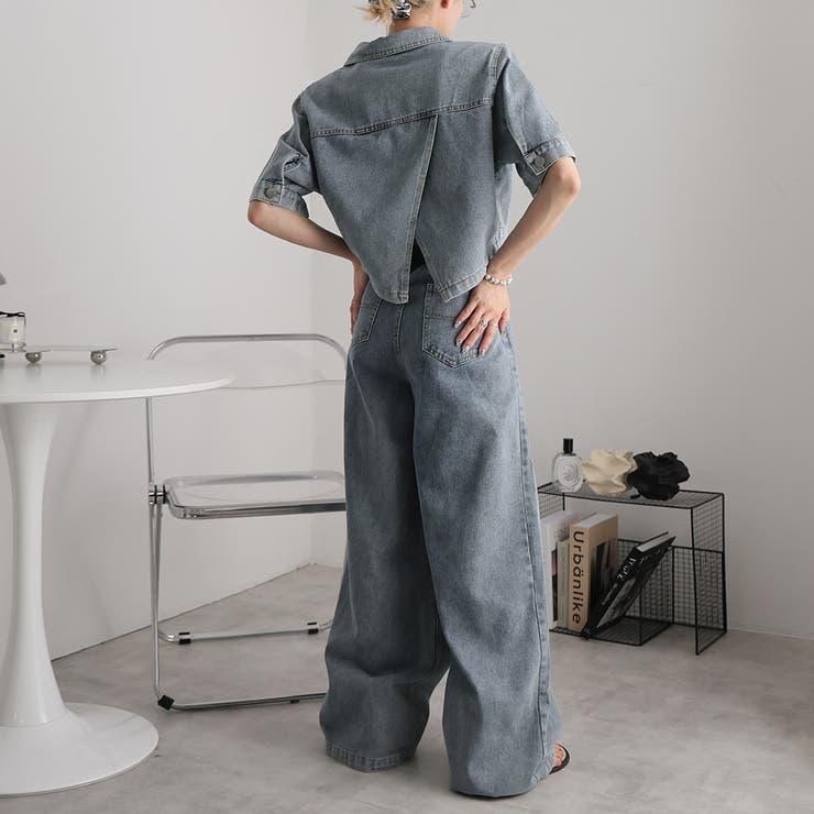 デニムジャケットとパンツセット | Doula Doula | 詳細画像6 