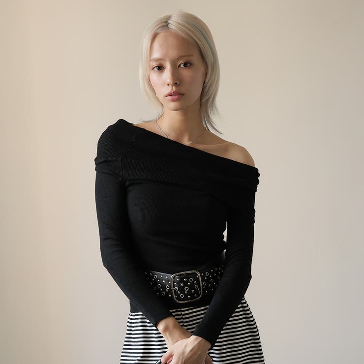 ブラック | ニットセーター | Doula Doula