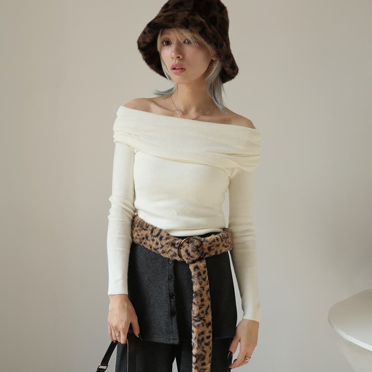 ベージュ | ニットセーター | Doula Doula