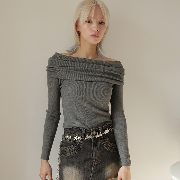 ダークグレー | ニットセーター | Doula Doula