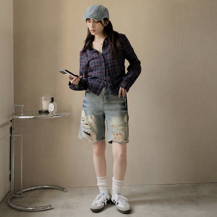 ネイビー | シャツ | Doula Doula