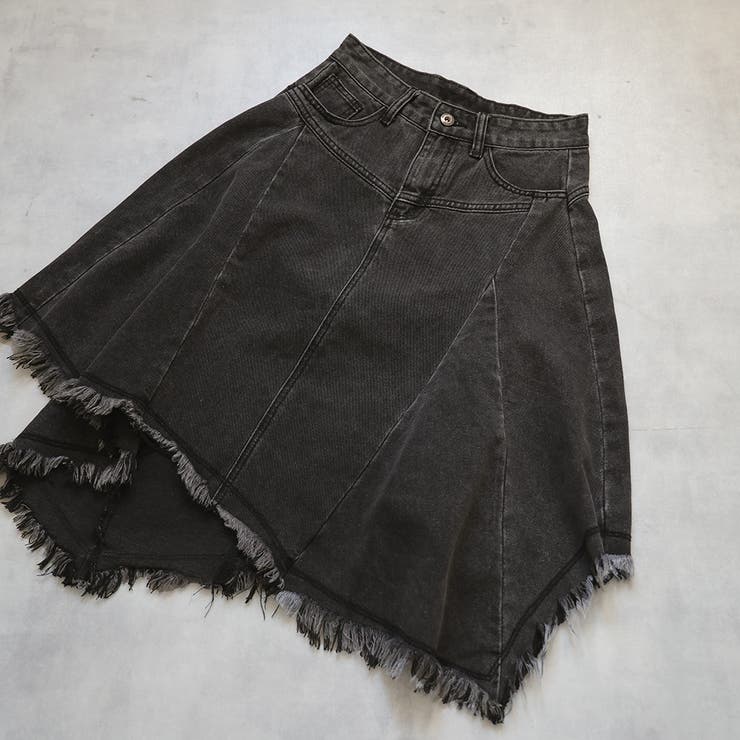 デニムフレアスカート | Doula Doula | 詳細画像4 