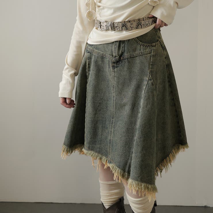 デニムフレアスカート | Doula Doula | 詳細画像7 