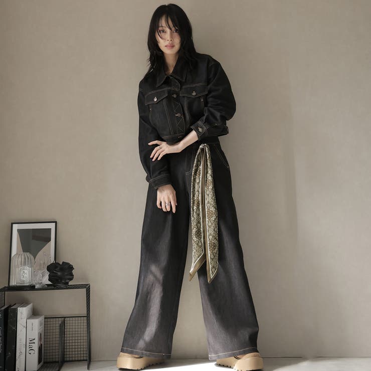 デニムジャケットとパンツセット | Doula Doula | 詳細画像4 