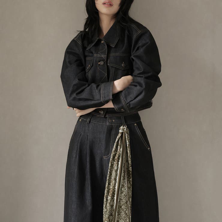 デニムジャケットとパンツセット | Doula Doula | 詳細画像5 