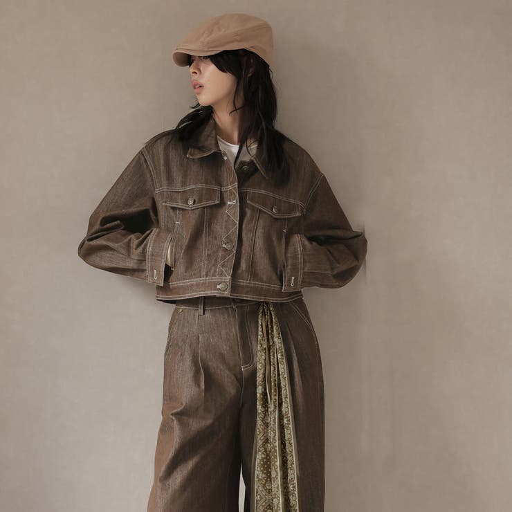 デニムジャケットとパンツセット | Doula Doula | 詳細画像9 