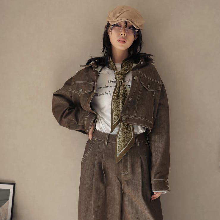 デニムジャケットとパンツセット | Doula Doula | 詳細画像11 