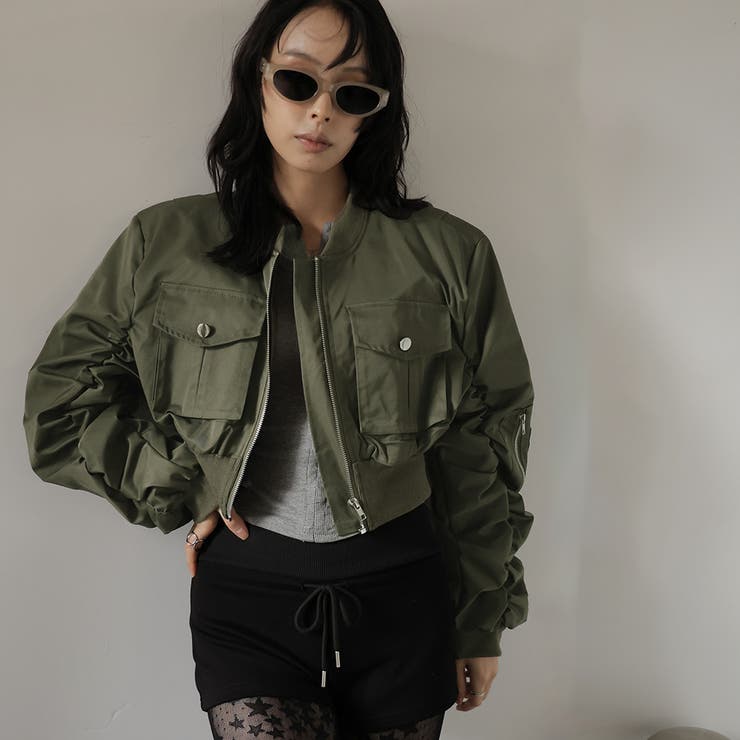 カーキ | ブルゾン | Doula Doula