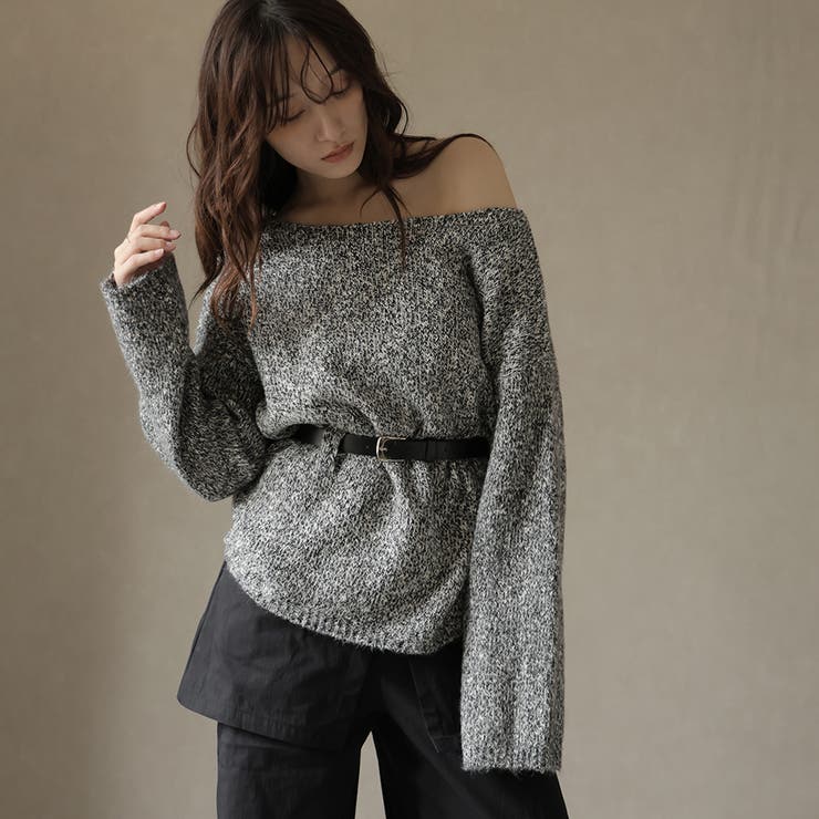 ブラック | ニットセーター | Doula Doula