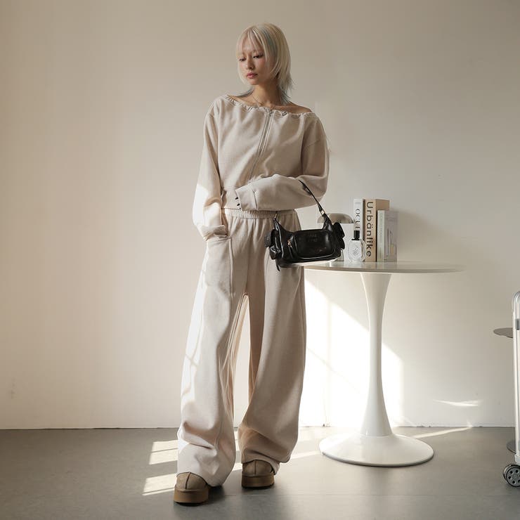ベージュ | トレーナーとパンツセット | Doula Doula