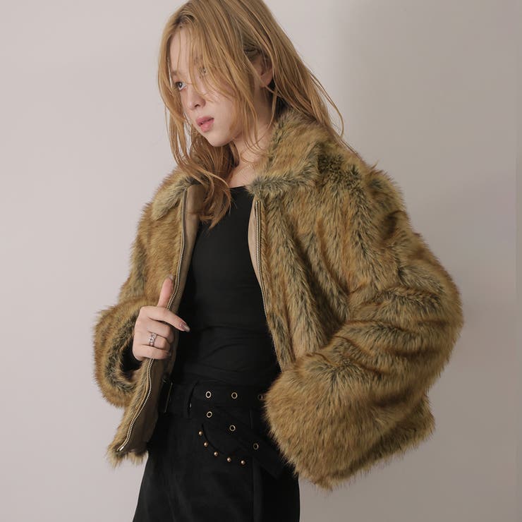 ブラウン | ファーコート | Doula Doula