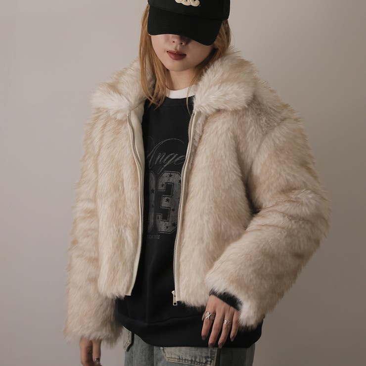 アイボリー | ファーコート | Doula Doula