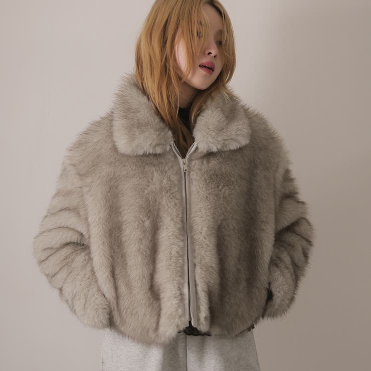 グレー | ファーコート | Doula Doula