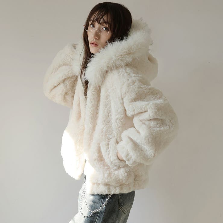 アイボリー | フリースジャケット | Doula Doula