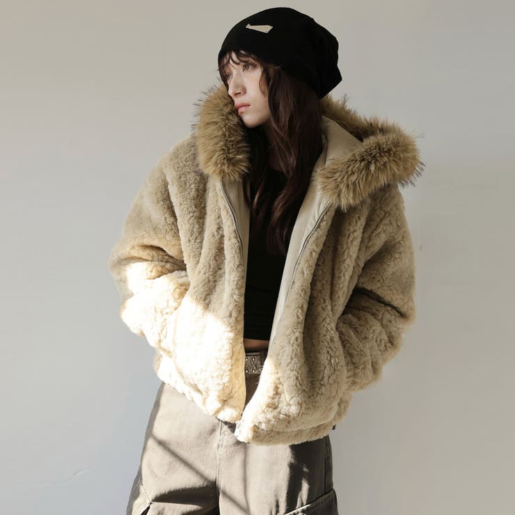 ベージュ | フリースジャケット | Doula Doula