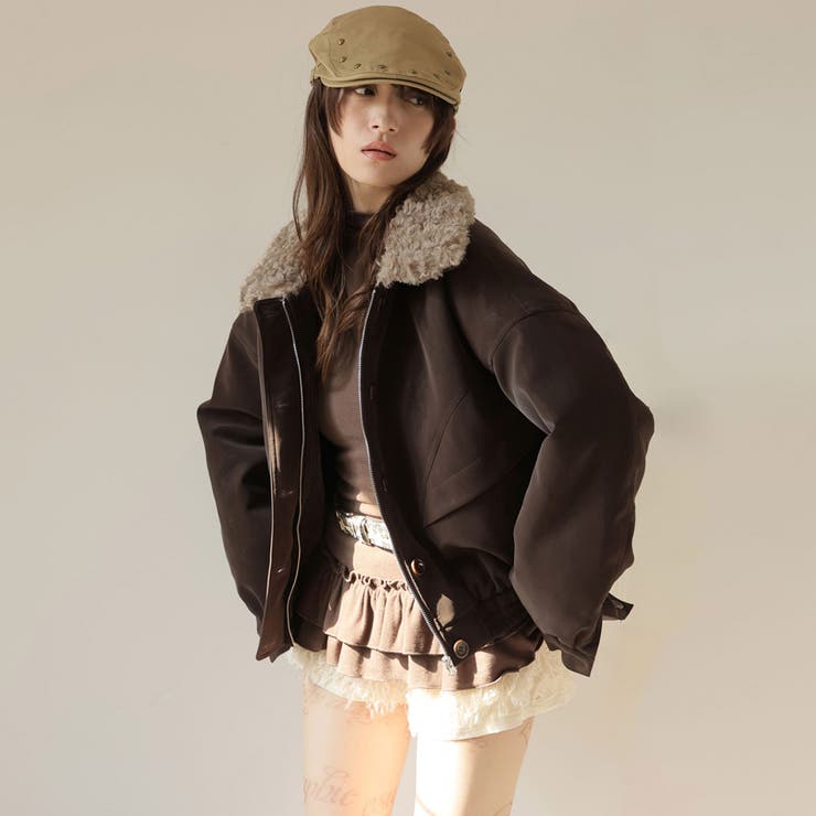 ブラウン | ライダースジャケット | Doula Doula