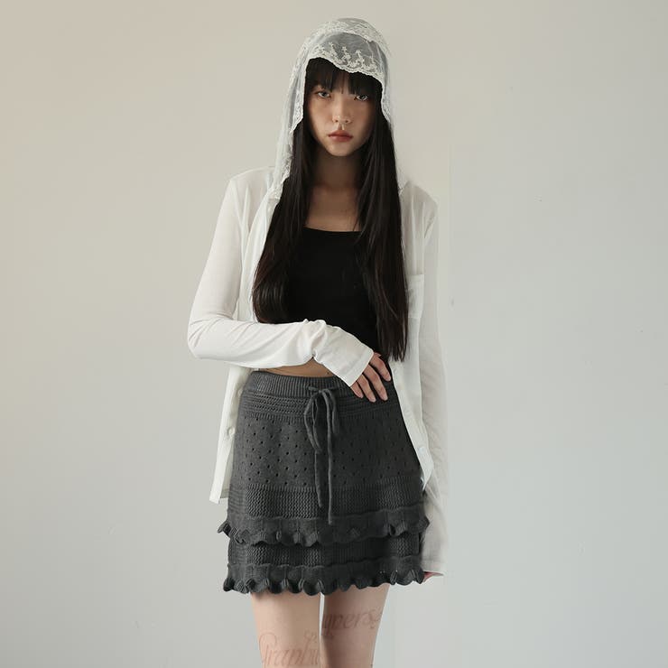 ダークグレー | ミニスカート | Doula Doula