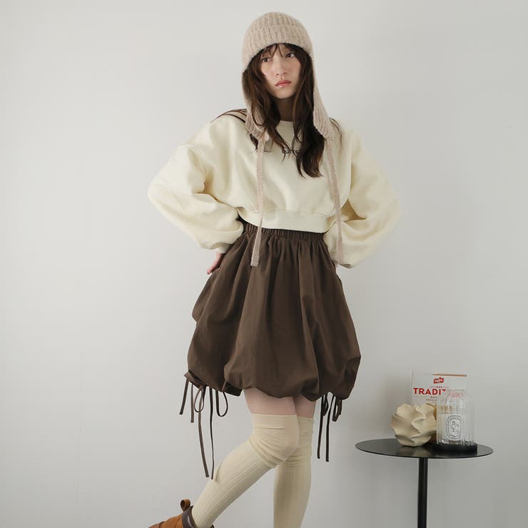 ブラウン | ひざ丈スカート | Doula Doula