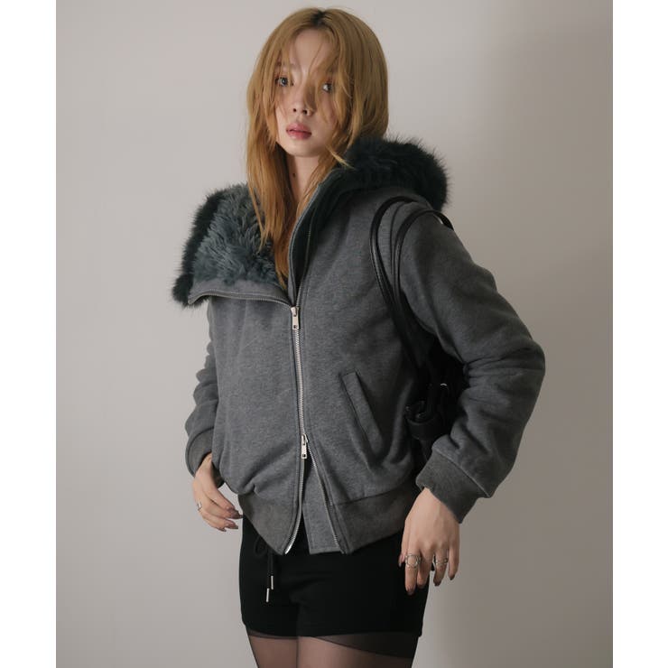 ダークグレー | 裏起毛パーカ | Doula Doula