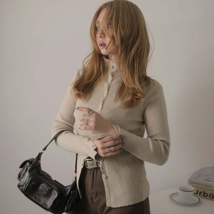 ベージュ | ニットセーター | Doula Doula