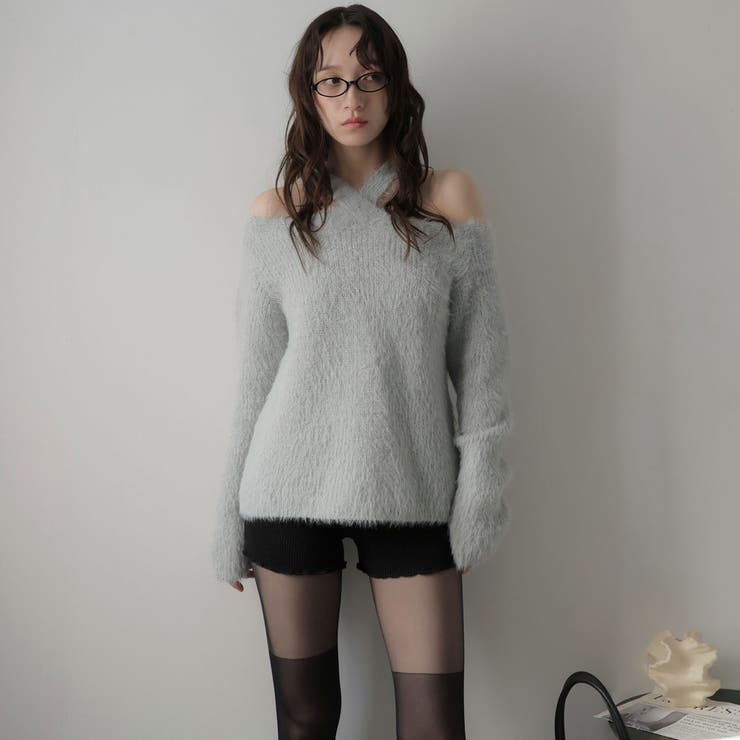 ライトグレー | ニットセーター | Doula Doula