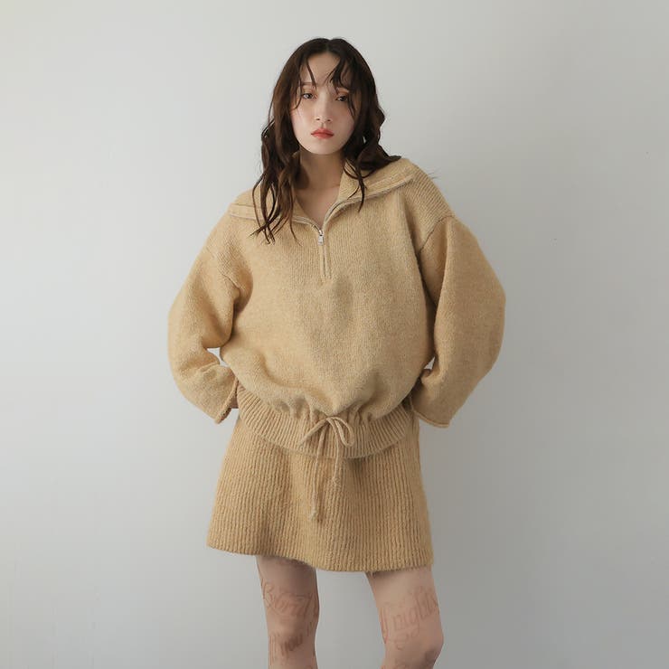 ニットセーターとショットパンツセット | Doula Doula | 詳細画像6 